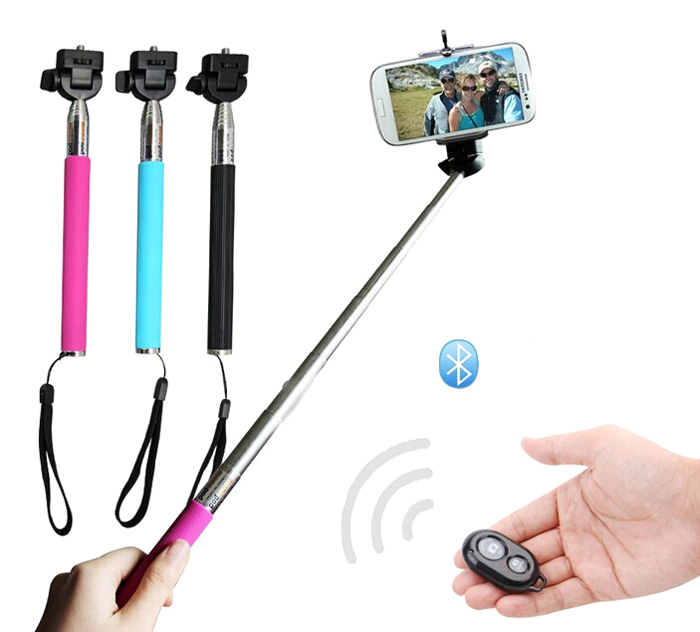 Sử dụng gậy chụp hình selfie loại thường và loại Bluetooth đúng cách